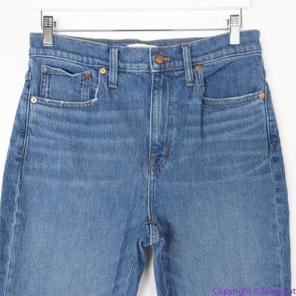 NEW Madewell High-Rise Slim‎ Boyjean in Moorland Wash, 28 - Picture 5 of 16